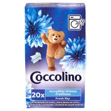Coccolino Fresh Sky Scented Wipes for Dryer 20 pcs