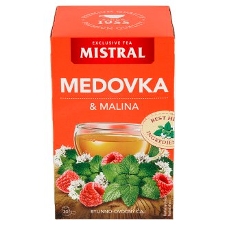 Mistral Medovka malina bylinno-ovocný čaj 20 x 1,5 g