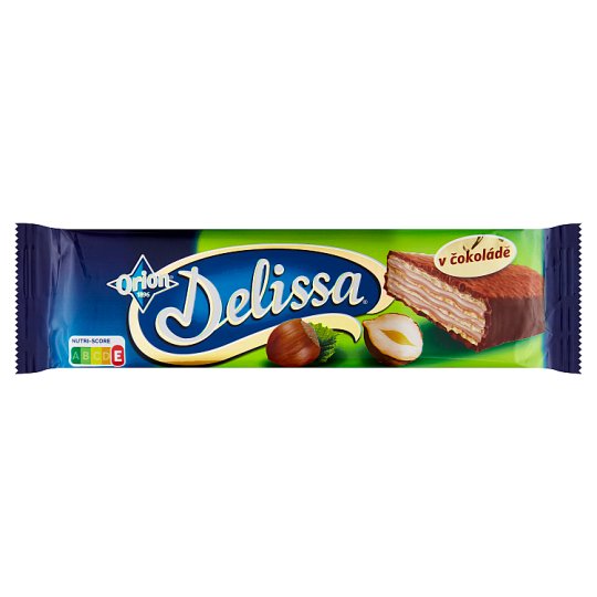 ORION Delissa oblátka s lieskovoorieškovou náplňou máčaná v mliečnej čokoláde 33 g