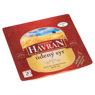 Záhorácky Syr Havran Údený syr plátky 145 g