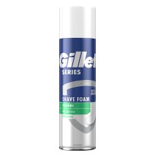 Gillette Series Upokojujúca Pena Na Holenie S Aloe Vera, 250ml
