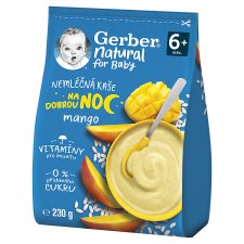 GERBER Natural Non-Dairy Mango Porridge Good Night 230 g