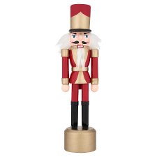 Tesco Traditional Small Nutcracker Room Decoration 22 cm