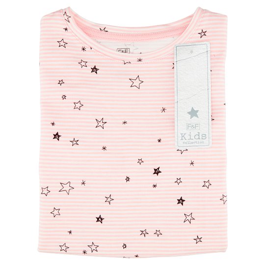 image 1 of F&F Kids Girls Basic Pink Pyjamas, 1 pc in a Pack, 12-13 Years, Pink