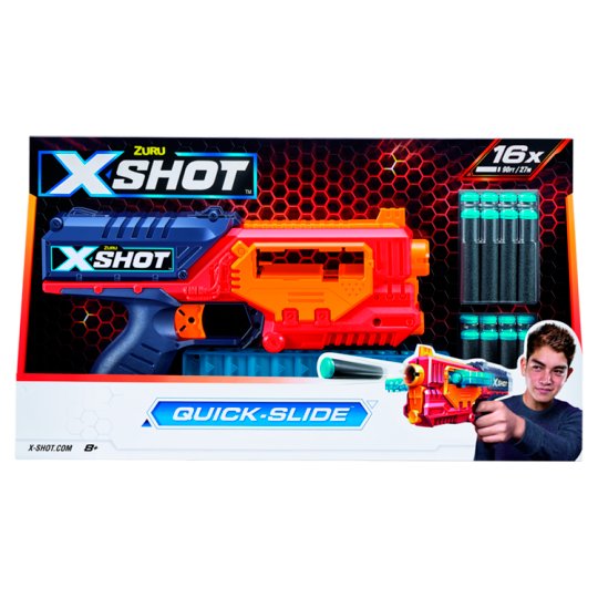 X Shot Quick Slide Pištoľ Tesco Potraviny