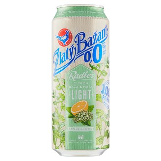 Zlatý Bažant Radler 0,0% citrón-baza-mäta Light 500 ml