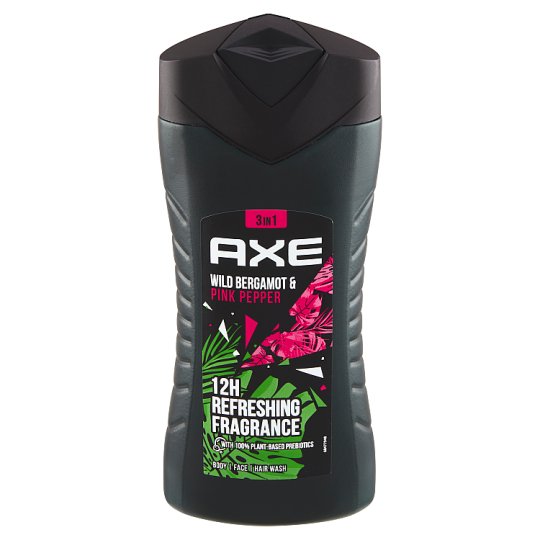 Axe Wild Shower Gel Fresh Bergamot & Pink Pepper for Men 250 ml Tesco