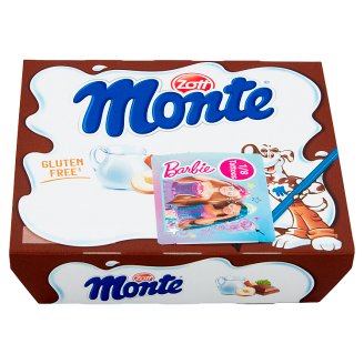 Zott Monte Mliečny dezert čokoládový s lieskovými orieškami 4 x 55 g