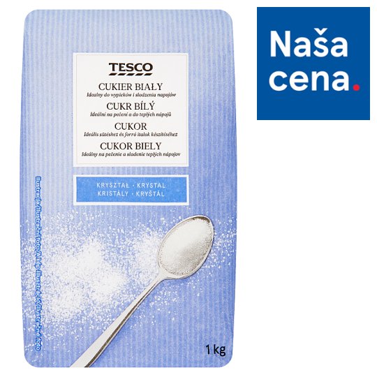 Tesco Cukor biely kryštál 1 kg