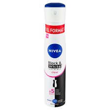 Nivea Black & White Invisible Clear Sprej antiperspirant 200 ml