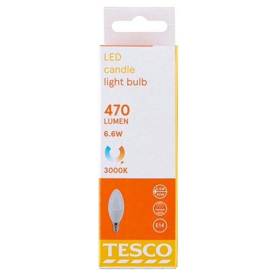 Tesco LED žiarovka 6.6W (40W) E14