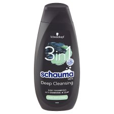 Schauma Men Deep Cleansing šampón 3 v 1 400 ml