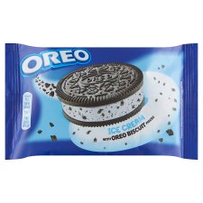 Oreo Sendvičové sušienky s čokoládovou príchuťou plnené mrazeným krémom 80 g