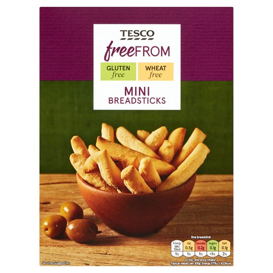 Tesco Free From Chlebové mini tyčinky bezgluténové 2 x 62,5 g