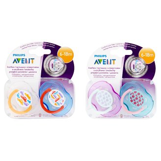 Philips Avent Silikónový cumlík 0-6m 2 ks