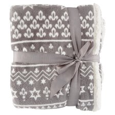 Domarex Norvegian Sherpa Grey Blanket 130 x 170 cm