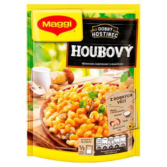MAGGI Dobrý Hostinec Hubový cestoviny s omáčkou vrecko 144 g