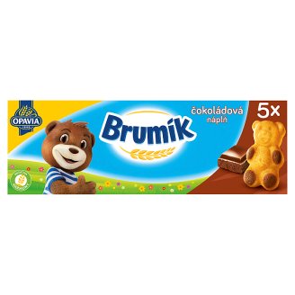 Opavia Brumík Jemné pečivo s čokoládovou náplňou 5 ks 150 g