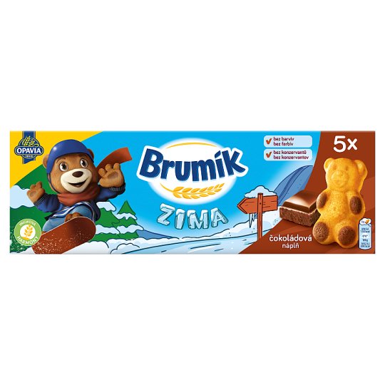 Opavia Brumík Chocolate Filling Sponge Cake 150 G - Tesco Groceries