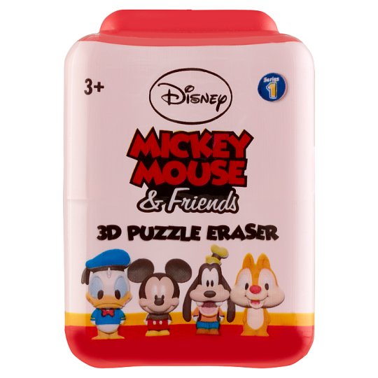 Disney Mickey Mouse & Friends 3D Puzzle Eraser Tesco Potraviny