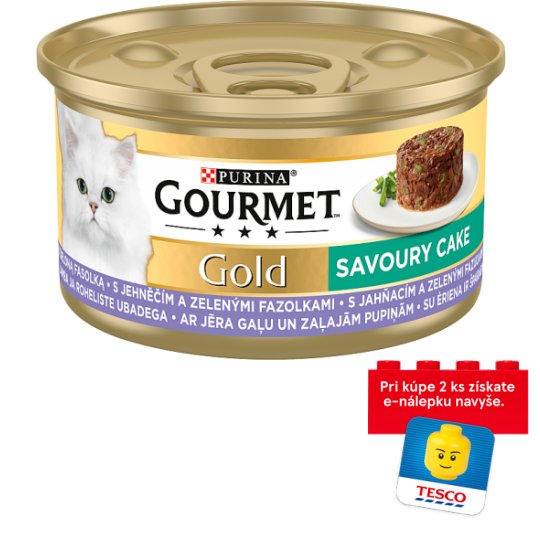 GOURMET Gold Savoury Cake with Lamb and Green Beans 85 g