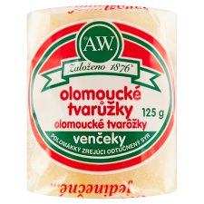 A.W. Olomoucké tvarôžky venčeky 125 g