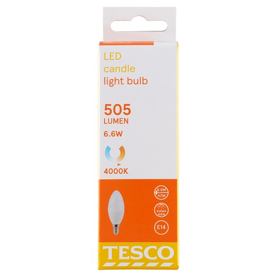Tesco LED žiarovka 6.6W (42W) E14
