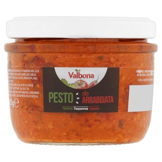 Valbona Pesto alla arrabiata - omáčka s rajčinami a čili paprikou 125 g