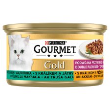 GOURMET Gold Double Pleasure with Rabbit and Liver 85 g