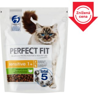 Perfect Fit Sensitive 1+ kompletné krmivo pre dospelé mačky morčacie 750 g
