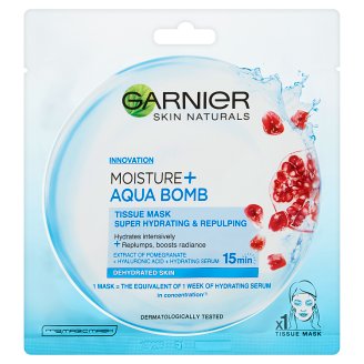 Garnier Skin Naturals Moisture + Aqua Bomb superhydratačná vyplňujúca textilná maska 32 g