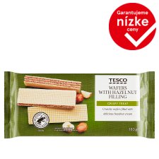 Tesco Wafers with Hazelnut Filling 180 g