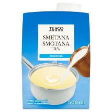 Tesco Trvanlivá smotana 10% 500 ml