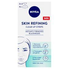 Nivea Skin Refining Čistiace pleťové náplasti 6 ks