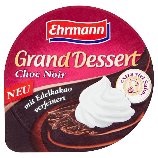 Ehrmann Grand Dessert Choc Noir dezert so šľahačkou 200 g