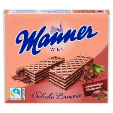 Manner Crispy Cocoa Wafers with Creamy Cocoa Filling 75 g