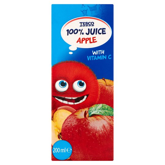 Tesco Jablková šťava z koncentrátu s vitamínom C 200 ml