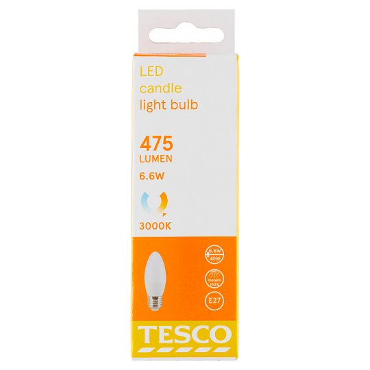 Tesco LED žiarovka 6.6W (40W) E27