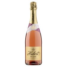 Hubert De Luxe Akostné aromatické šumivé víno ružové sladké 0,75 l