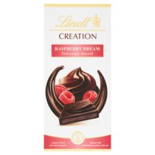 Lindt Creation Filled Dark Chocolate with Raspberry Flavour 150 g