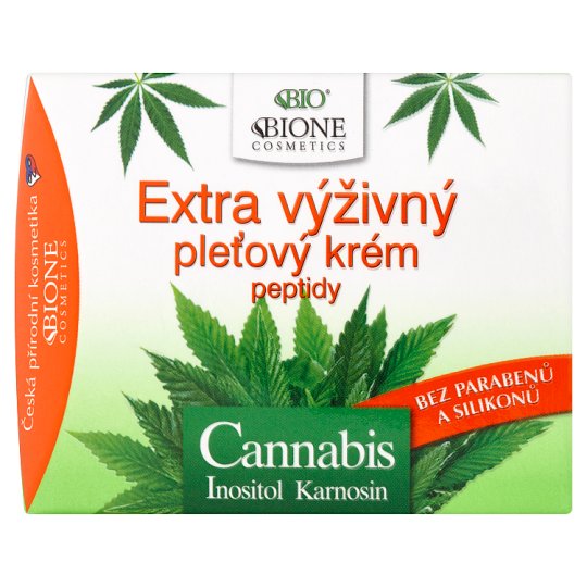 Bione Cosmetics Bio Cannabis extra výživný pleťový krém 51 ml