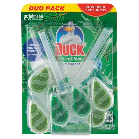 Duck Active Clean Pine Forest Toilet Block 2 x 38.6 g (77.2 g) - Tesco ...