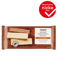 Tesco Wafers with Cocoa Filling 180 g