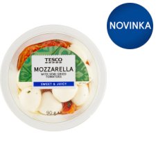 Tesco Kúsky mozzarelly s polosušenými paradajkami 90 g