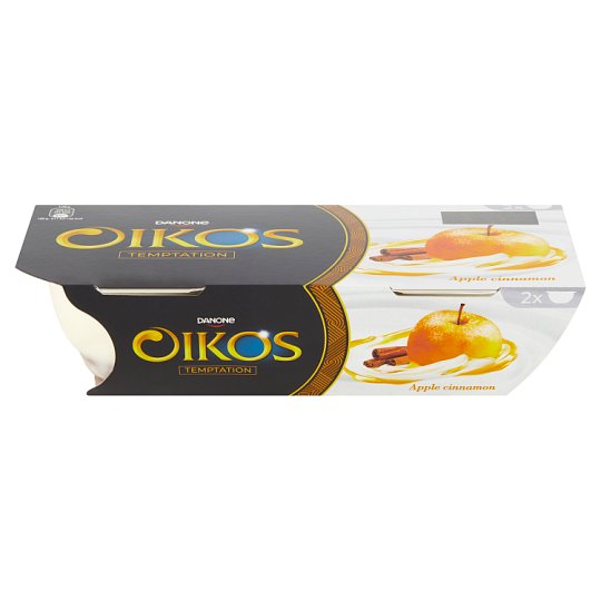 Danone Oikos Temptation jogurt jablko - škorica 2 x 110 g