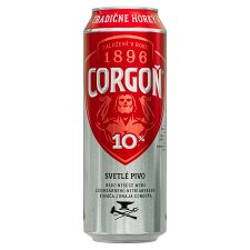 Corgoň 10% svetlé výčapné pivo 550 ml