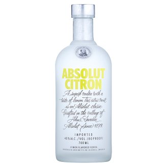 Absolut Citron Aromatizovaná Vodka s Citrónovou Príchuťou 700 ml