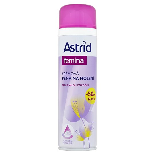 Astrid Femina Creamy Shaving Foam 250 ml Tesco Groceries