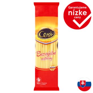 Cessi Bezvaječné cestoviny pšeničné, sušené makaróny 400 g