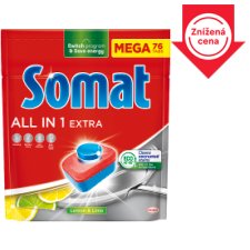 Somat All in 1 Extra Dishwasher Tablets 76 Tabs